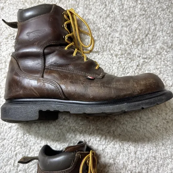 Red Wing Shoes 1411 8&quot; Waterproof ASTM f 2892 EH Insulated Work Boots Sz 11 H