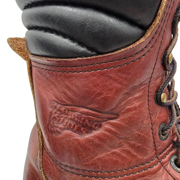 Red Wing SuperSole 402 Work Boots Men size 11E Brown Leather 8-inch Soft Toe USA