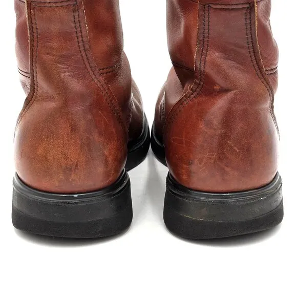 Red Wing SuperSole 402 Work Boots Men size 11E Brown Leather 8-inch Soft Toe USA