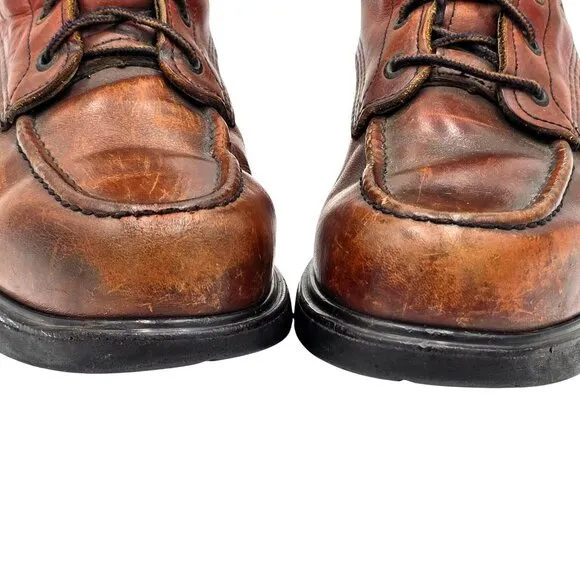 Red Wing SuperSole 402 Work Boots Men size 11E Brown Leather 8-inch Soft Toe USA