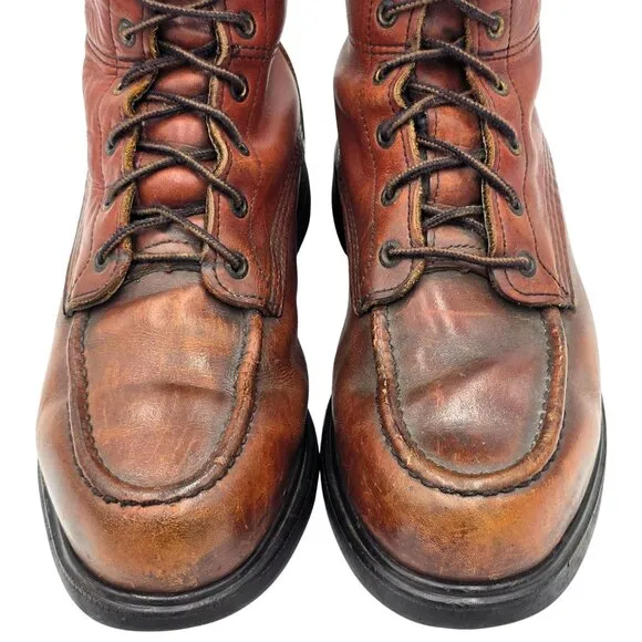 Red Wing SuperSole 402 Work Boots Men size 11E Brown Leather 8-inch Soft Toe USA