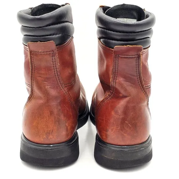 Red Wing SuperSole 402 Work Boots Men size 11E Brown Leather 8-inch Soft Toe USA