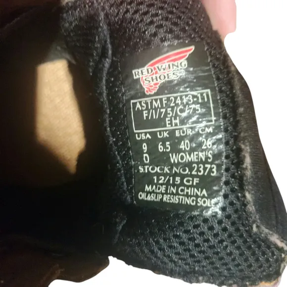 Red Wing Womens Shoes Boots Waterproof Size 9 Brown