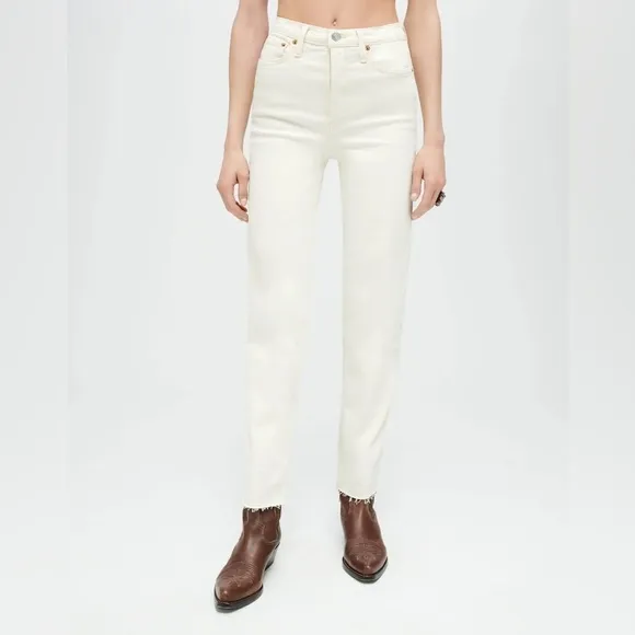 Re/Done 70s High Rise Stovepipe Jeans Comfort Stretch