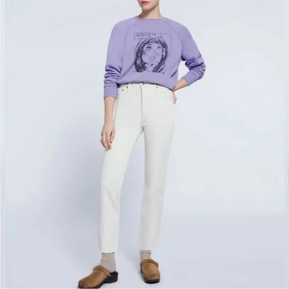 Re/Done 70s High Rise Stovepipe Jeans Comfort Stretch