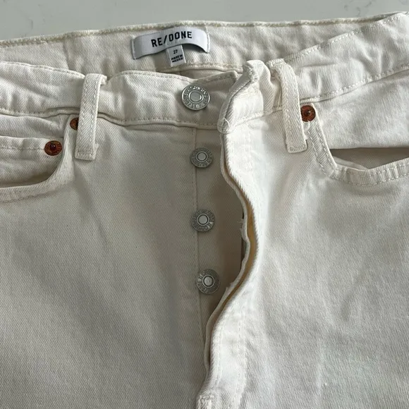 Re/Done 70s High Rise Stovepipe Jeans Comfort Stretch