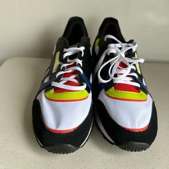 Reebok Classic Leather GX2846 Men’s Multicolor Leather Sneakers Shoes Sz 10,5