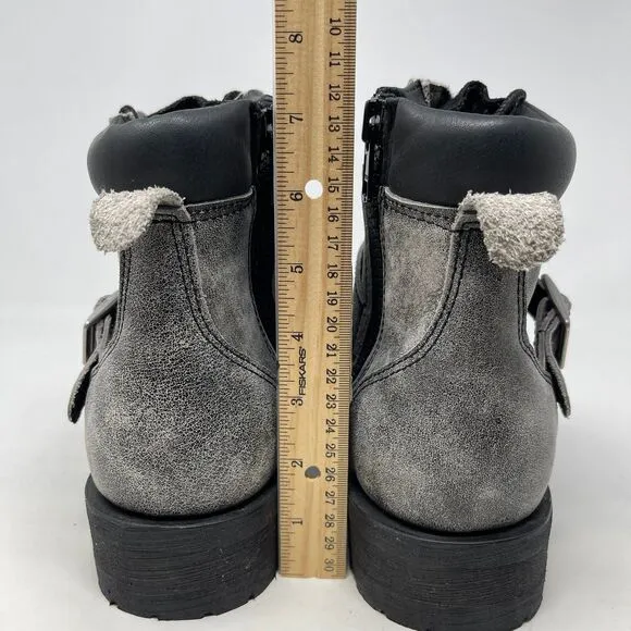 Ride Tecs 9143SBK Motorcycle Leather Boots 8.5
