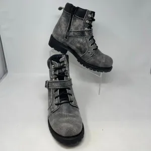 Ride Tecs 9143SBK Motorcycle Leather Boots 8.5