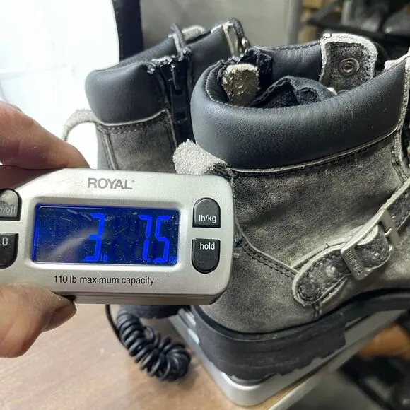 Ride Tecs 9143SBK Motorcycle Leather Boots 8.5