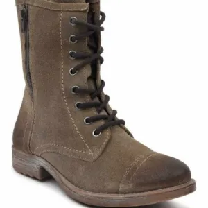 ROAN by Bed StuWomens Burnished High Top Lace Up Military Moto Boots shoes sz 10