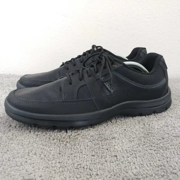 Rockport Get Your Kicks Blucher Mens Size 11 Comfort Shoes Oxford Black Lace Up