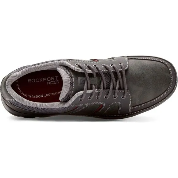 Rockport Get Your Kicks Blucher Men's US 8.5 Gray Leather Mudguard Shoes EEE3413