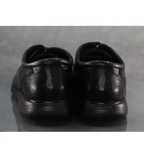 Rockport Men's Comfort Cap Toe Dress Shoes Size 13 Leather Black