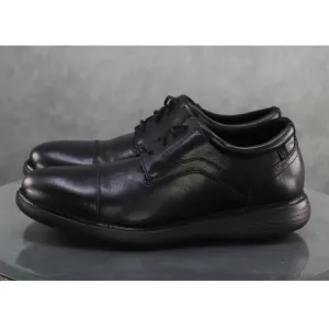 Rockport Men's Comfort Cap Toe Dress Shoes Size 13 Leather Black