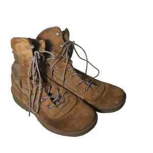 Rocky Military lace up Rugged tan Suede Outdoor Boots men's sz 5w women's 6.5