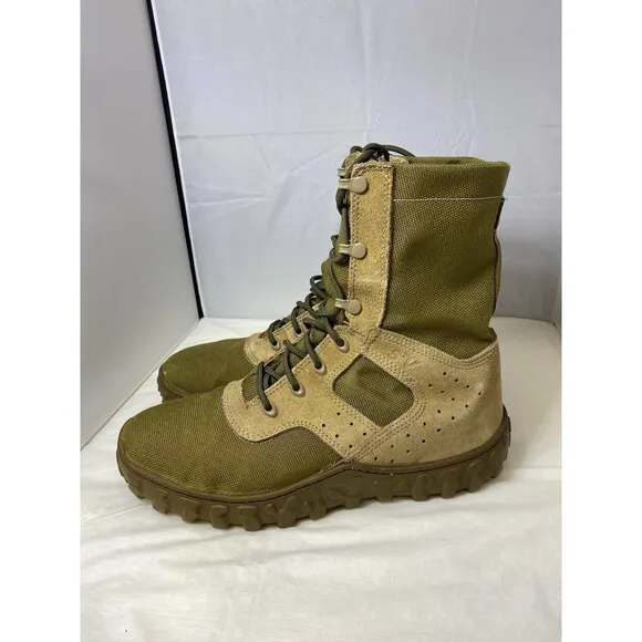 Rocky S2V Enhanced Jungle Boot Coyote RKC049 Size 11W Olive Made USA