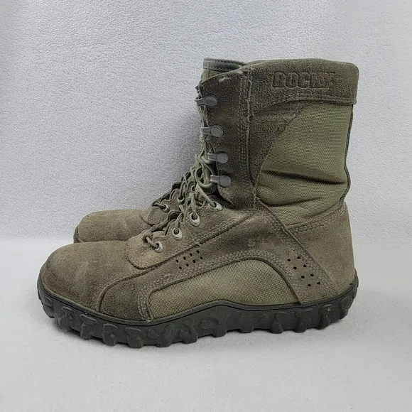 Rocky S2V Special Ops Boots Men's 11 Green Steel Toe Tactical Military Combat