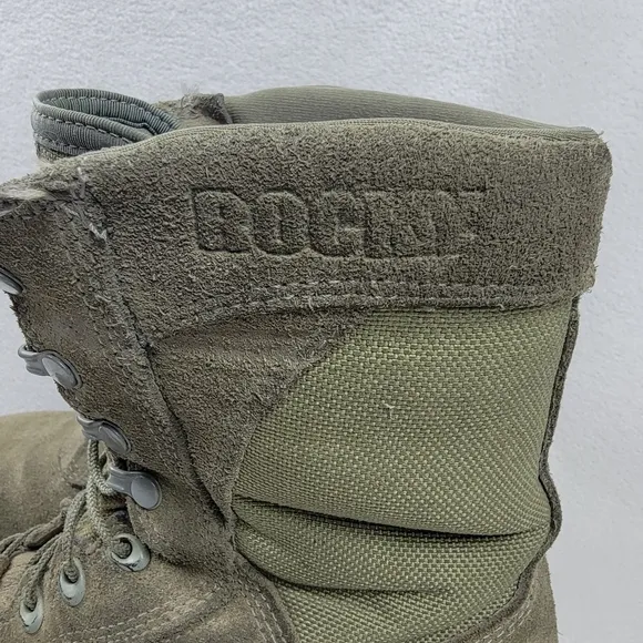 Rocky S2V Special Ops Boots Men's 11 Green Steel Toe Tactical Military Combat