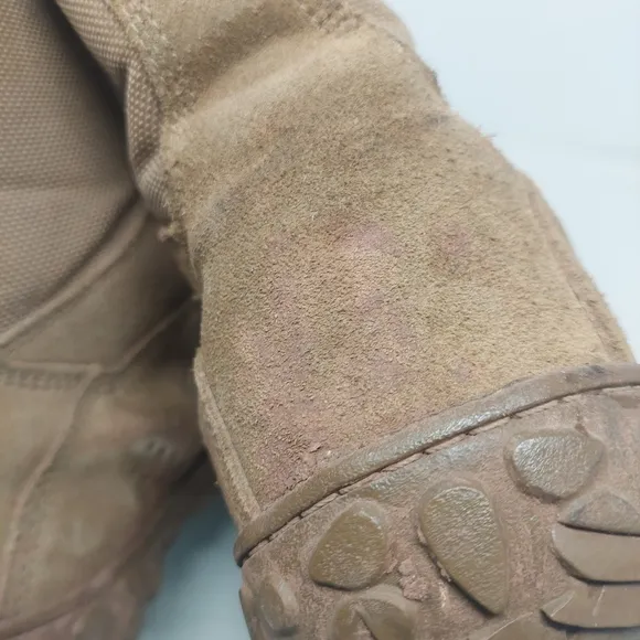 Rocky SV2 Lite 8&quot; Tactical Military Combat Boots Coyote Brown Suede Size 7.5