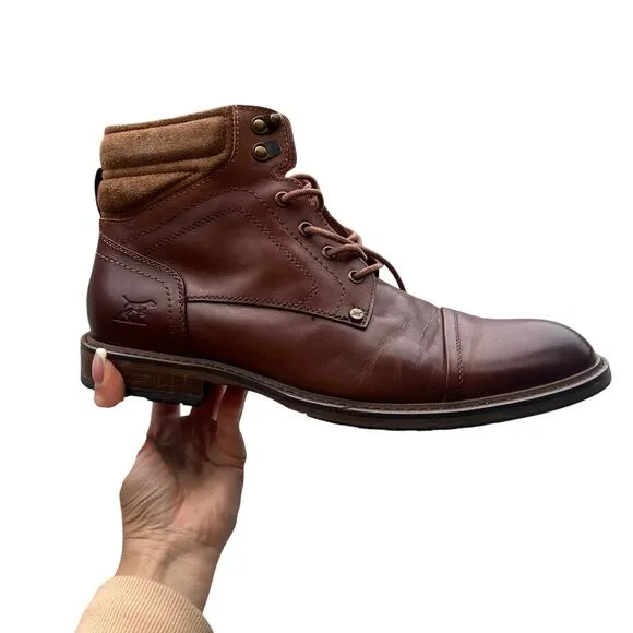 Rodd &amp; Gunn Dunedin Military Boots - Men's Leather Size 44  or 11 US