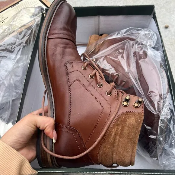 Rodd &amp; Gunn Dunedin Military Boots - Men's Leather Size 44  or 11 US
