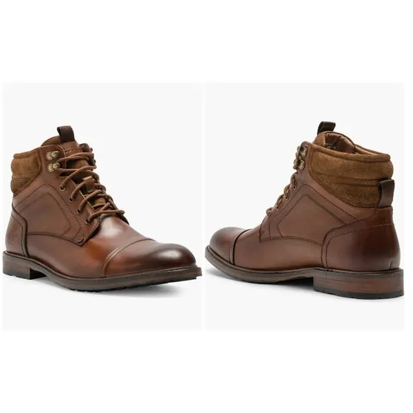 Rodd &amp; Gunn Dunedin Military Boots - Men's Leather Size 44  or 11 US