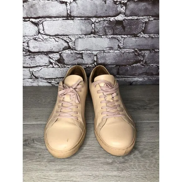 Romero And Mcpaul Dusty Pink Leather Lace Up Portugal Shoes Men’s Sz 45EU/12M US