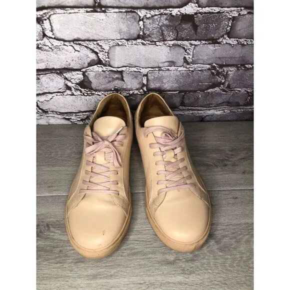 Romero And Mcpaul Dusty Pink Leather Lace Up Portugal Shoes Men’s Sz 45EU/12M US