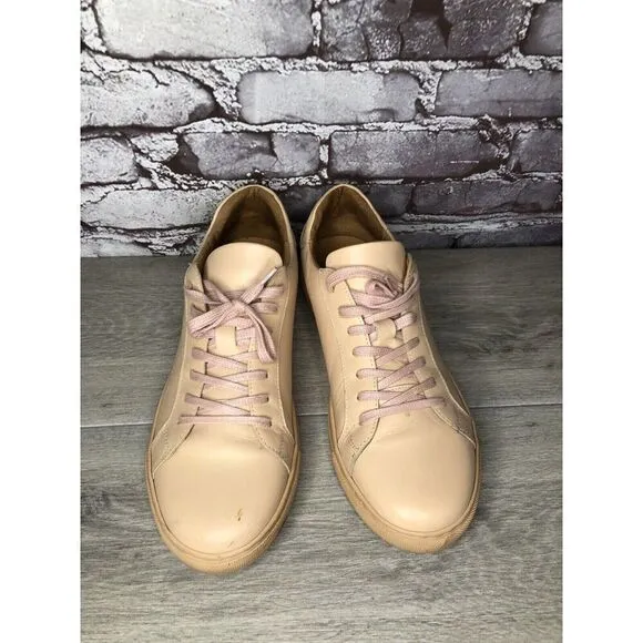 Romero And Mcpaul Dusty Pink Leather Lace Up Portugal Shoes Men’s Sz 45EU/12M US