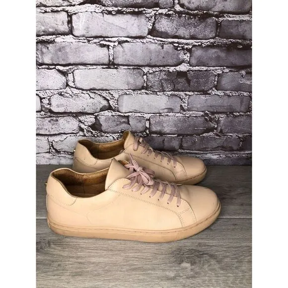 Romero And Mcpaul Dusty Pink Leather Lace Up Portugal Shoes Men’s Sz 45EU/12M US