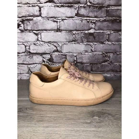 Romero And Mcpaul Dusty Pink Leather Lace Up Portugal Shoes Men’s Sz 45EU/12M US