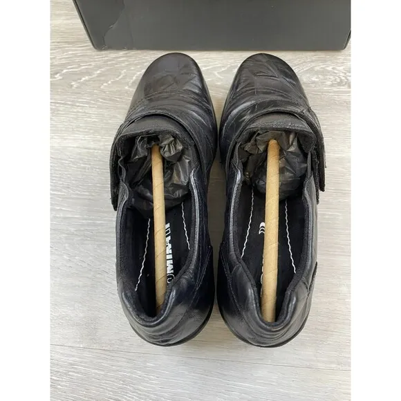 Romika Dora 02 Women's US 7 Black Leather Slip-On Comfort Driving Loafer Shoes