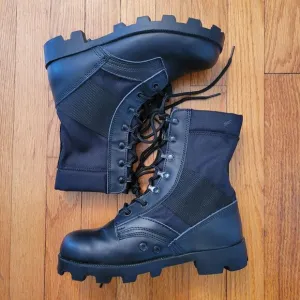 Rothco 6R Black Military Combat Boots Lace Up Moto Grunge High Top