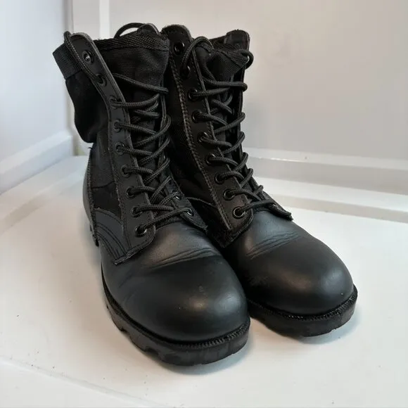 ROTHCO Tactical Military Jungle Boots Shoe Black High Top Lace Up 5R