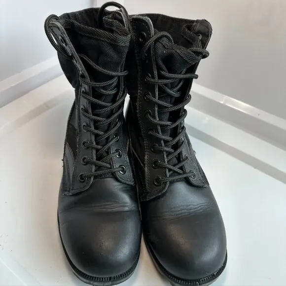 ROTHCO Tactical Military Jungle Boots Shoe Black High Top Lace Up 5R