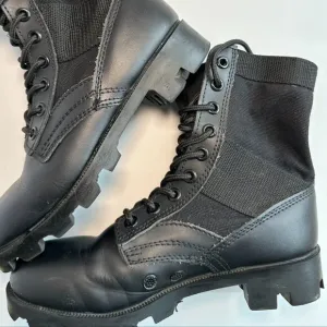 ROTHCO Tactical Military Jungle Boots Shoe Black High Top Lace Up 5R