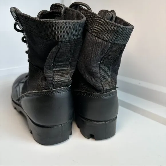 ROTHCO Tactical Military Jungle Boots Shoe Black High Top Lace Up 5R