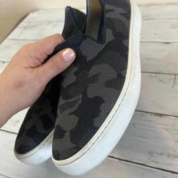 Rothys Camo City Slip On Sneaker Size 10