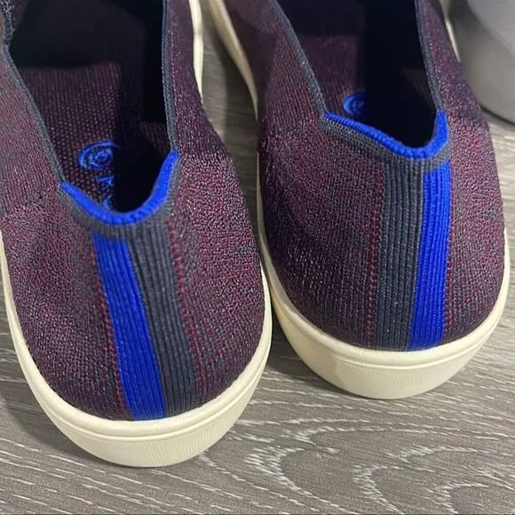 Rothys size 10 fig python woman’s slide on sneakers