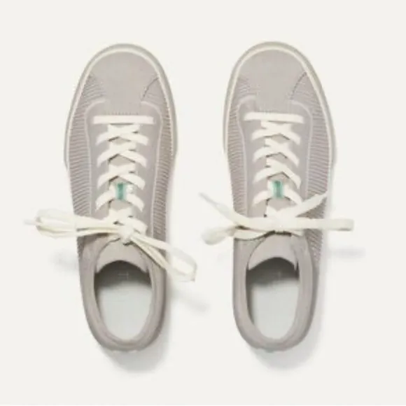 Rothy’s The Lace Up Sneakers in Vintage Gray