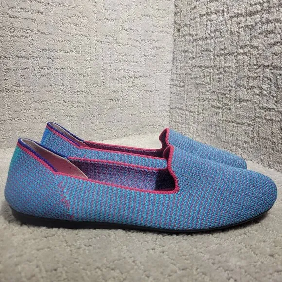 Rothy's The Loafer Bluebell Triple Stitch Slip On Slip on Shoes Multiple Sizes