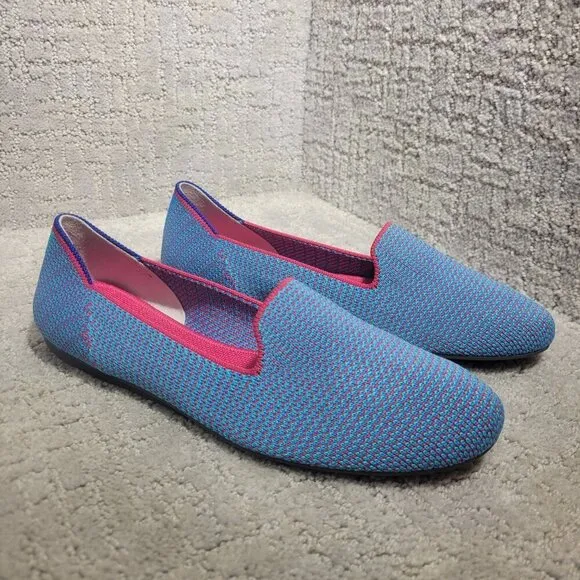 Rothy's The Loafer Bluebell Triple Stitch Slip On Slip on Shoes Multiple Sizes