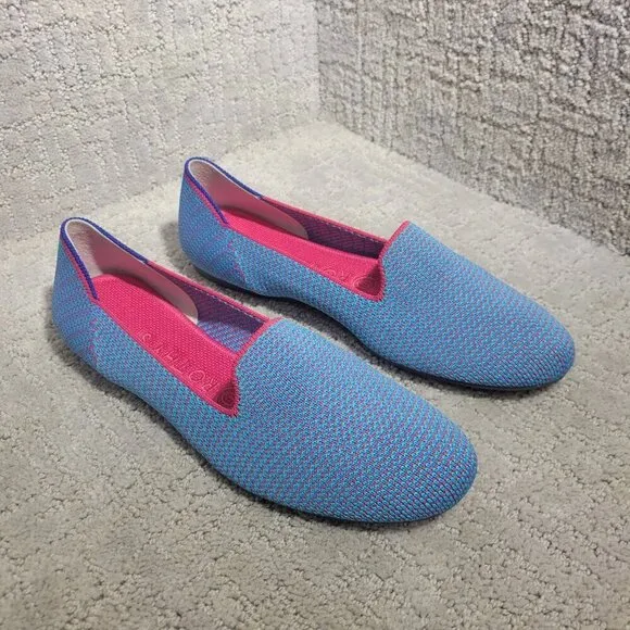 Rothy's The Loafer Bluebell Triple Stitch Slip On Slip on Shoes Multiple Sizes