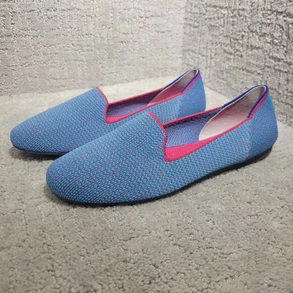 Rothy's The Loafer Bluebell Triple Stitch Slip On Slip on Shoes Multiple Sizes