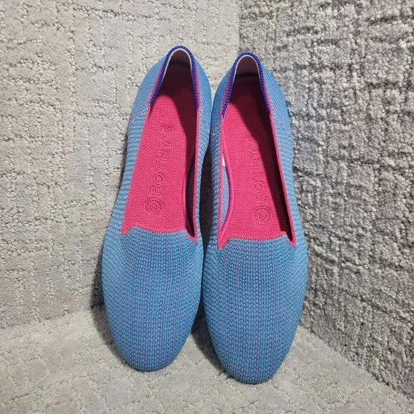 Rothy's The Loafer Bluebell Triple Stitch Slip On Slip on Shoes Multiple Sizes