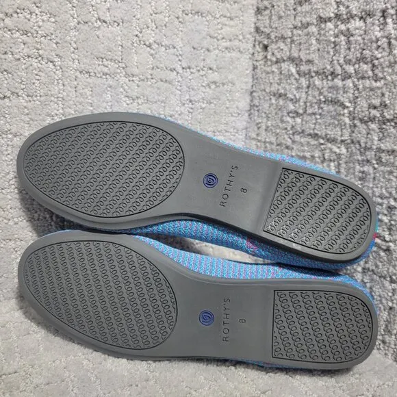 Rothy's The Loafer Bluebell Triple Stitch Slip On Slip on Shoes Multiple Sizes