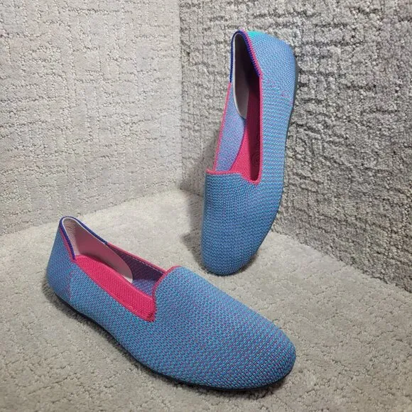 Rothy's The Loafer Bluebell Triple Stitch Slip On Slip on Shoes Multiple Sizes