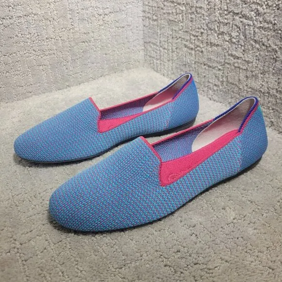 Rothy's The Loafer Bluebell Triple Stitch Slip On Slip on Shoes Multiple Sizes