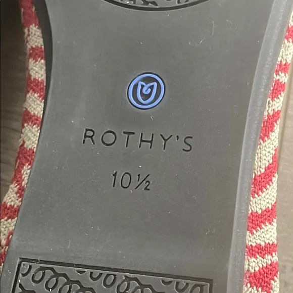 Rothy's the loafer size 10.5 Zebra Red and White Women's Shoes